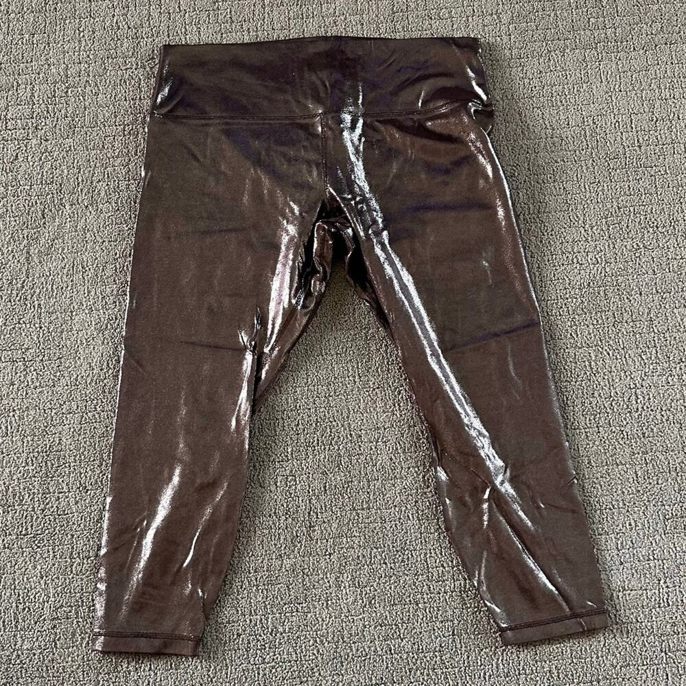 Lululemon 20 Align Shiney Bronze Athletic Leggings - Picture 2 of 6